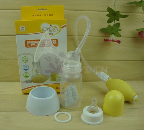 Massage Manual Breast Pump 1 bottle 1 teat baby infant anti slip non 