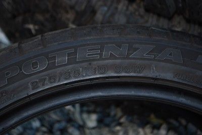 275/35/19 BRIDGESTONE POTENZA RE050A RFT USED TIRE  