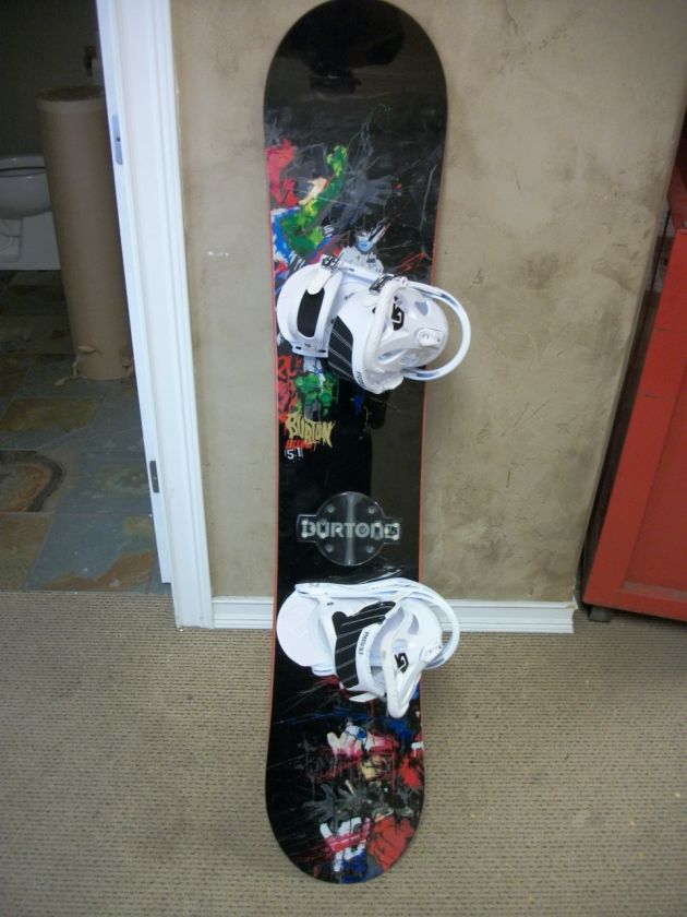 Burton Blunt 151cm Snowboard w/ Freestyle Bindings  