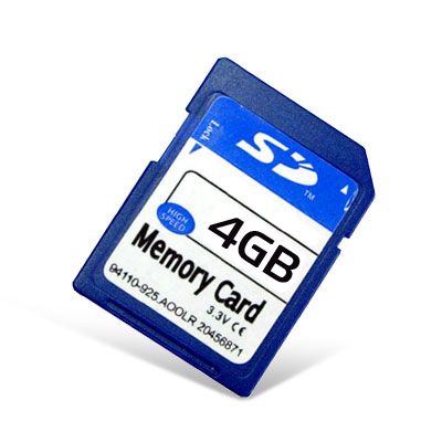 Not all devices support 4GB SDHC memory card