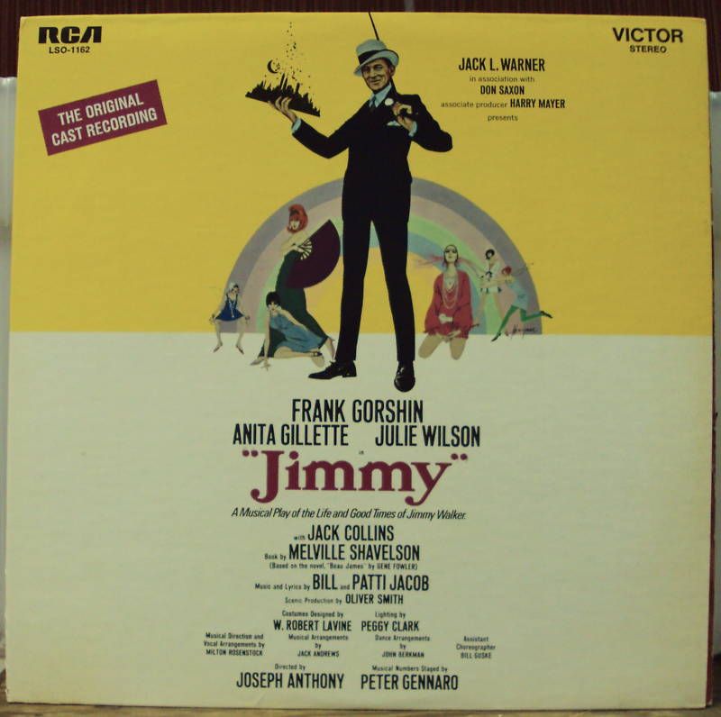 JIMMY OST LP OOP late 60s Frank Gorshin Broadway cast  