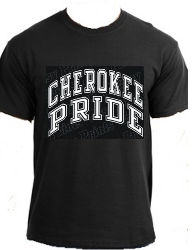 CHEROKEE PRIDE Native American Indian clothing t shirt  