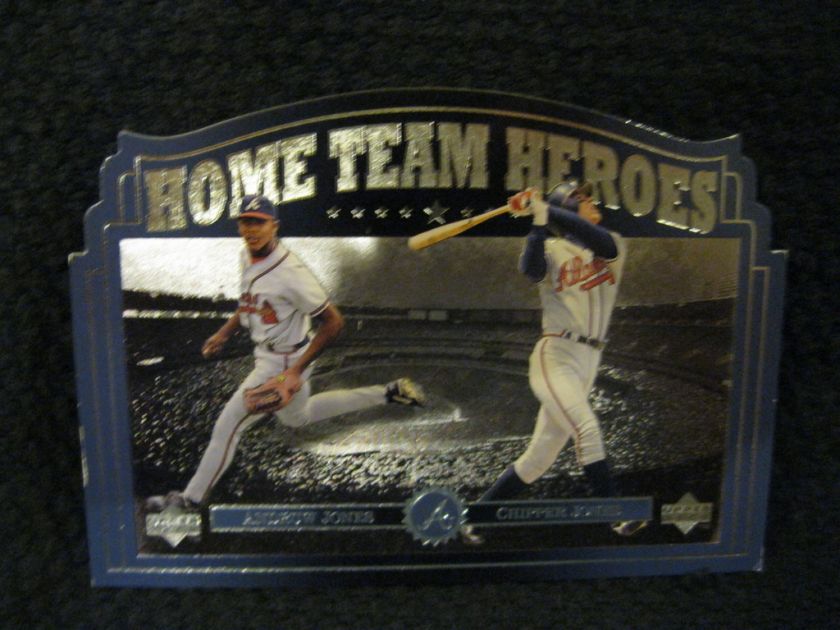 CHIPPER JONES/ANDRUW JONES 1997 UD HOME TEAM HEROES  