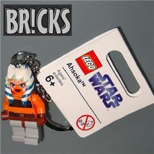 LEGO Star Wars AHSOKA Minifig Keychain clone wars NWT  