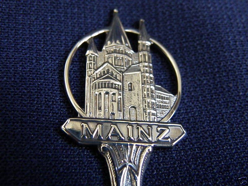 MAINZ CITY GERMANY RHINE Collector Souvenir SPOON New  