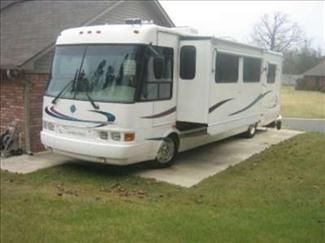 1999 National Tradewinds 36ft Class A Diesel Motorhome, Cat, 8ft Slide 