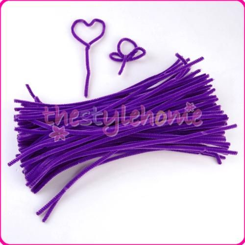 Many Colors 6mmx12 Pipe Cleaners Chenille Stems Craft  