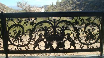 PATIO FENCE PANEL ON SALE DECORATIVE DISCOUNT METAL ITALIAN GARDEN 