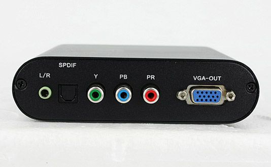 HD E766 HDMI Converter HDMI to YPbPr/VGA HDTV BOX HD  