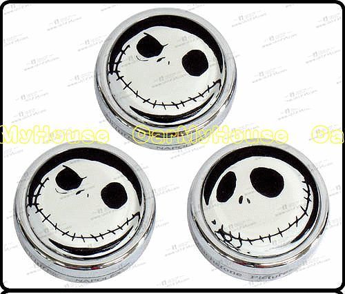 Nightmare Before Xmas Number Plate Screw Caps covers  