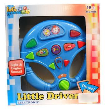   Grow Infant/Preschool Interactive Steering Wheel Driver Toy  