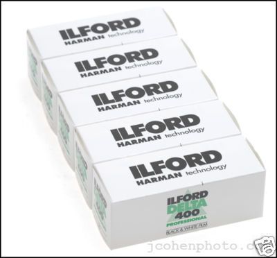 Ilford Delta 400 120 Fine Grain B&W Film  