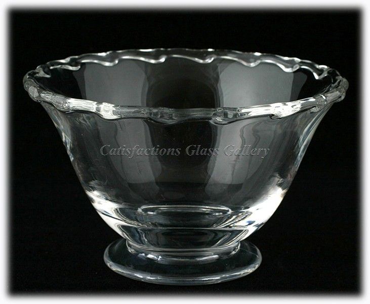 Fostoria Century Vintage Crystal Mayonnaise Bowl Elegant Glass  