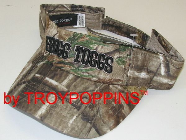   WATERPROOF CAMO VISOR RAIN/SUN GEAR HUNTING FISHING HEADWEAR  