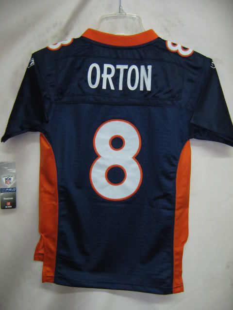 BRONCOS PREMIER NFL YOUTH JERSEY KYLE ORTON NAVY S *  