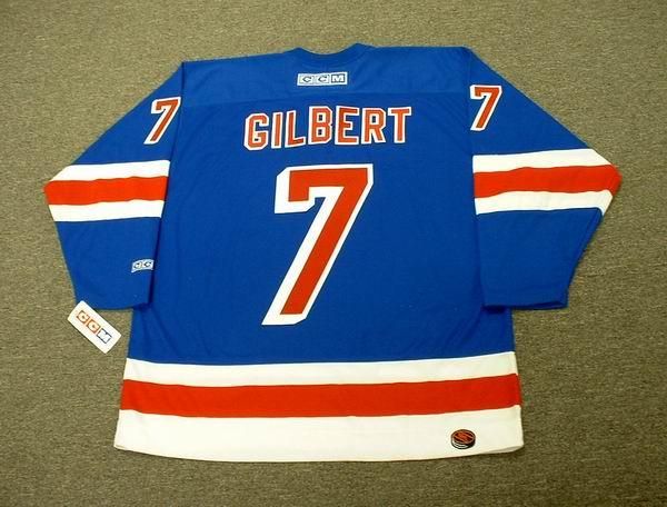 ROD GILBERT New York Rangers 1972 Vintage Jersey LARGE  