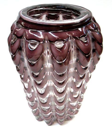 Archimede Seguso Srl Italian Murano Glass Vase  