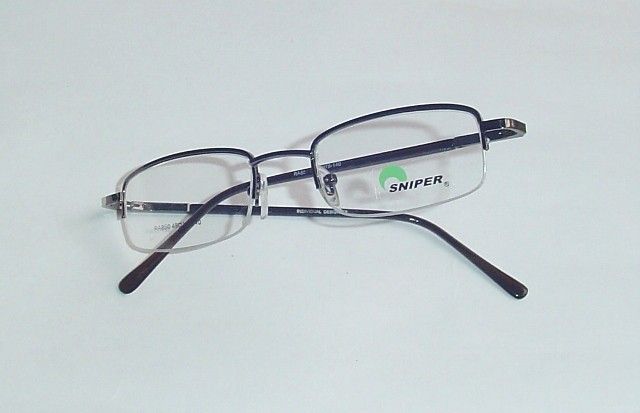 SEMI RIMLESS SNIPER FLEX EYEGLASS FRAMES SPECTACLES MONTATURA OCCHIALI 