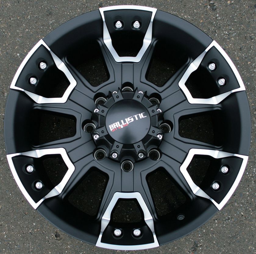 BALLISTIC OFF ROAD HAVOC 904 20 BLACK RIMS WHEELS HUMMER H2 20 X 9.0 