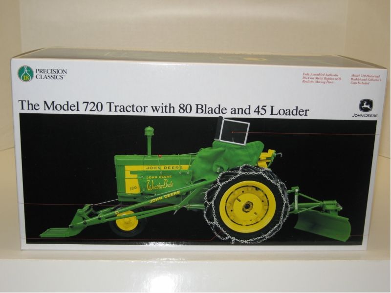 16 JOHN DEERE 720 w/BLADE & LOADER PRECISION #18  