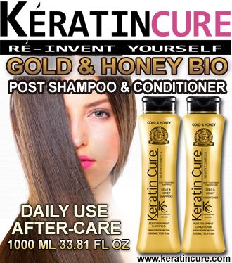 KC GOLD & HONEY BIO POST BRAZILIAN KERATIN TREATMENT SHAMPOO 