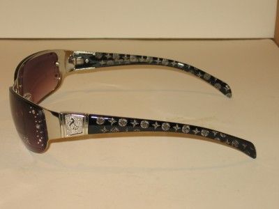 WOMENS NEW FAMOUS DESIGNER STYLE SUNGLASSES RHINESTONES MEDIUM FRAME 