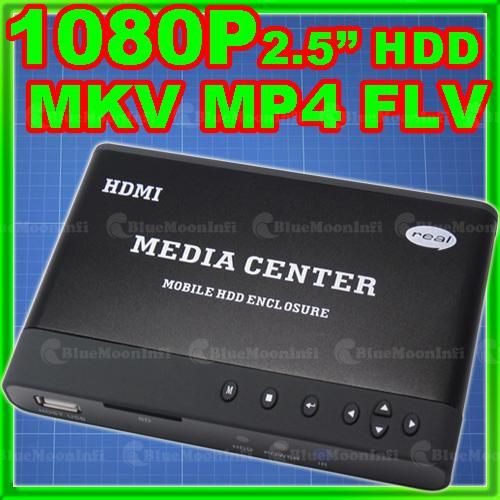 1080P HDMI RMVB MKV FLV HDD TV MEDIA PLAYER USB SD  