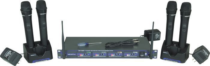   Rechargeable Wireless System with Mic Bag CH 3 692868885815  