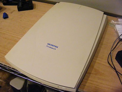 Microtek Slim Scan C3 Scanner MCS 600P UNTESTED  