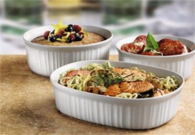   French White 12PC Bakeware Set (Bake, Microwave, Serve & Store)  