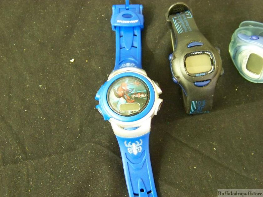 Childrens Digital Watches Plastic, Spiderman Boys  