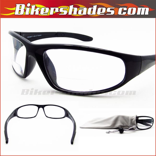 bifocal motorcycle biker riding clear glasses sunglass goggles safety 