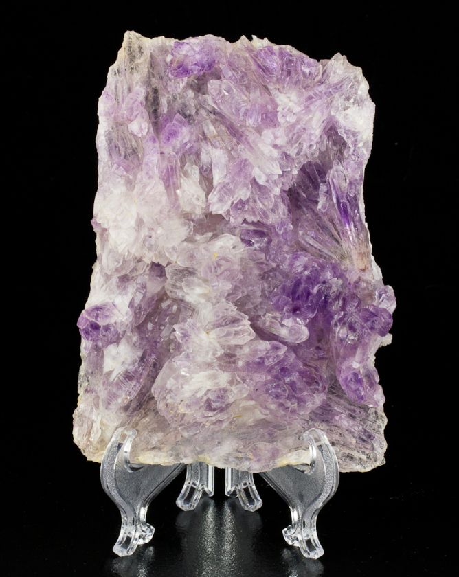 Purple AMETHYST FLOWER Radiating Quartz Crystal Formation 