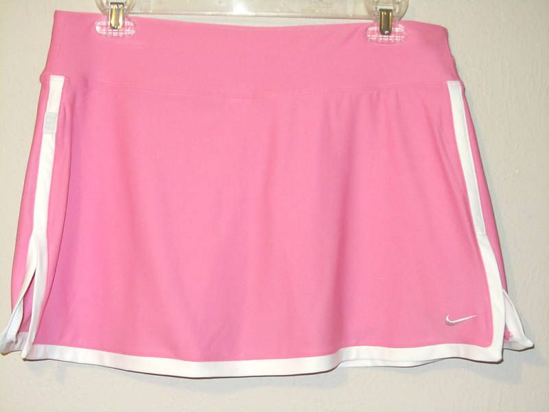 NWT $50 NIKE BORDER TENNIS SKORT SKIRT 626 PINK XS XL  