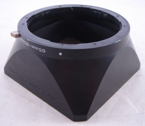 Bronica 6X6 SQ SQ AI 65mm 80mm Plastic Lens Hood EXC+  