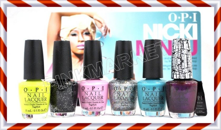 OPI NAIL POLISH NICKI MINAJ COLLECTION LATEST COLLECTION  HOT 