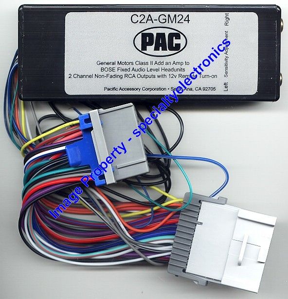 PAC C2A GM24 Add Amplifier Interface Escalade Denali Hummer Sierra 