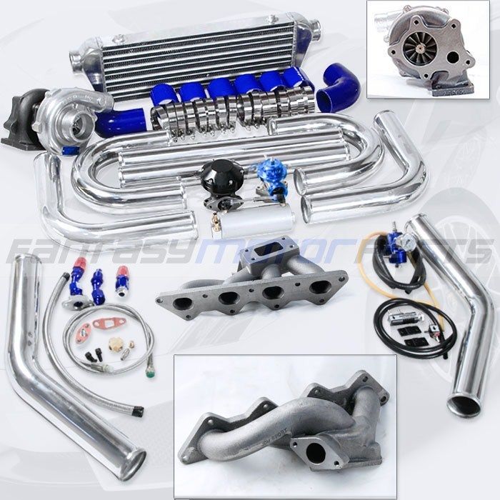 GALANT ECLIPSE DSM 3G 4G64 SOHC 8V 2.4L T3 T04E T3/T4 TURBO KIT TURBO 