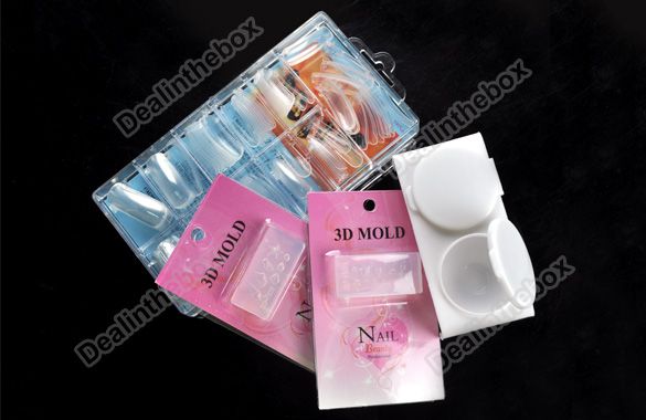 Nail Art Tips Kit Set Full Combo Liquid Powder DIY Acrylic Decorations 