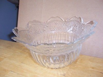 STUDIO NOVA 11 CRYSTAL GLASS SCALLOPED BOWL NEW  