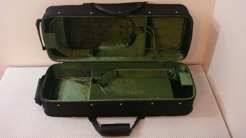 Pro. Wooden Double Violin case fit 2x 4/4( Air Travel )  