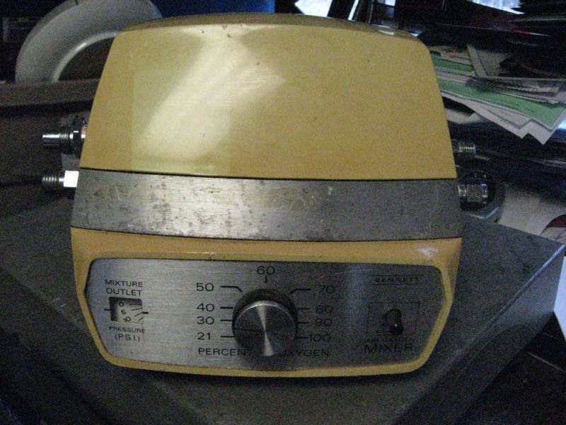 Puritan Bennett Air Oxygen Mixer Untested  