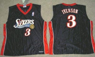  REEBOK IVERSON PHILADELPHIA 76ERS JERSEY NEW S SMALL NBA BASKETBALL 