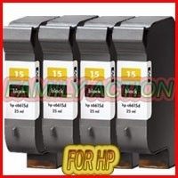 4pk HP 15 C6615DN Blk for HP DeskJet 810 PSC 940 920  