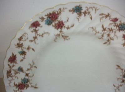   Dinner Plate Ancestral Pattern Made In England With Globe Mark  