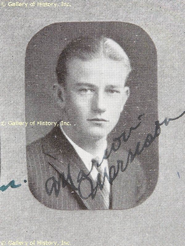 JOHN DUKE WAYNE   BOOK SIGNED CIRCA 1924  