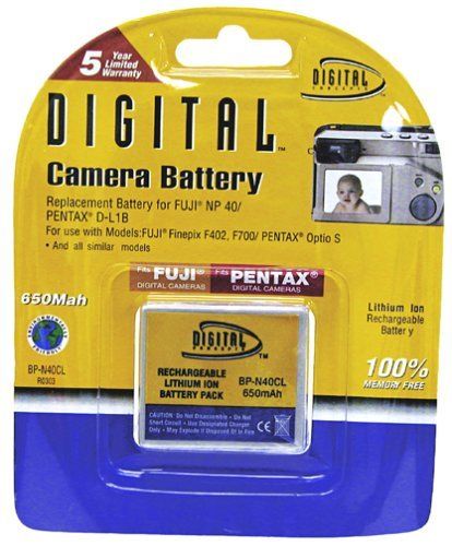 REPLACEMENT FOR Fuji NP 40 DIGITAL CAMERA BATTERY  