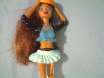   MATTEL 2007 MY SCENE BARBIE ROLLER SKATER MINIATURE DOLL  