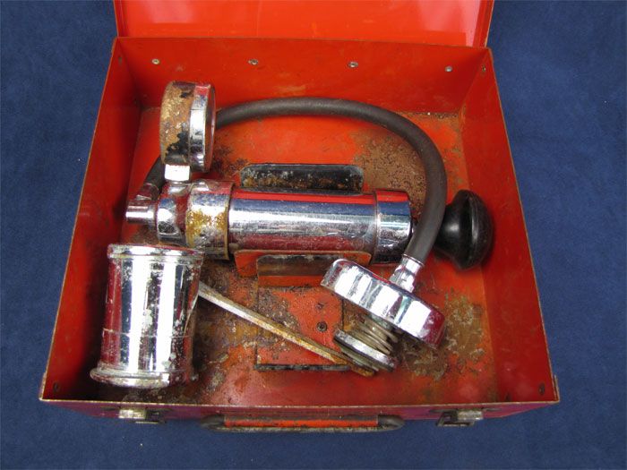 Vintage Texaco Pressure Tester Cooling System In Case  