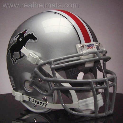 TAMPA BAY BANDITS 1983 85 Gameday Football Helmet USFL  